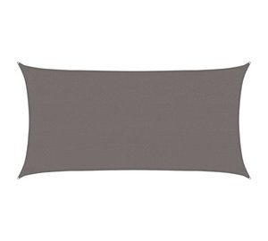 vidaXL Aurinkovarjolaudat Vaaleanharmaa 2,5 x 6 m HDPE