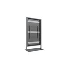 Multibrackets M Pro Series stand - for digital signage panel - enclosure totem - black - Max 35 kg - recommended for 75"