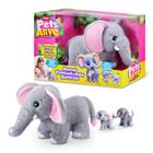 Pets Alive Mommy Elephant & Baby Surprise interaktiivinen äitinorsu ja poikaset