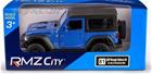 Jeep Wrangler Rubicon 2021 malli 1:35 sininen metallinen auto