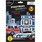 Kidean luova setti: 2in1 ajoneuvot (raapimet ja värityskirja)