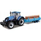 Traktori New Holland T7.315 perävaunulla 1:32 Bburago