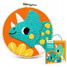 Setti punch Needle Dinosaur - Luova kirjonta Avenue Mandarine