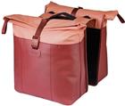 Kaksinkertainen tavaratelineen laukku - BASIL - Basil Vive 35L - 28-35L - MIK-kiinnitys - Bordeaux/Rosé