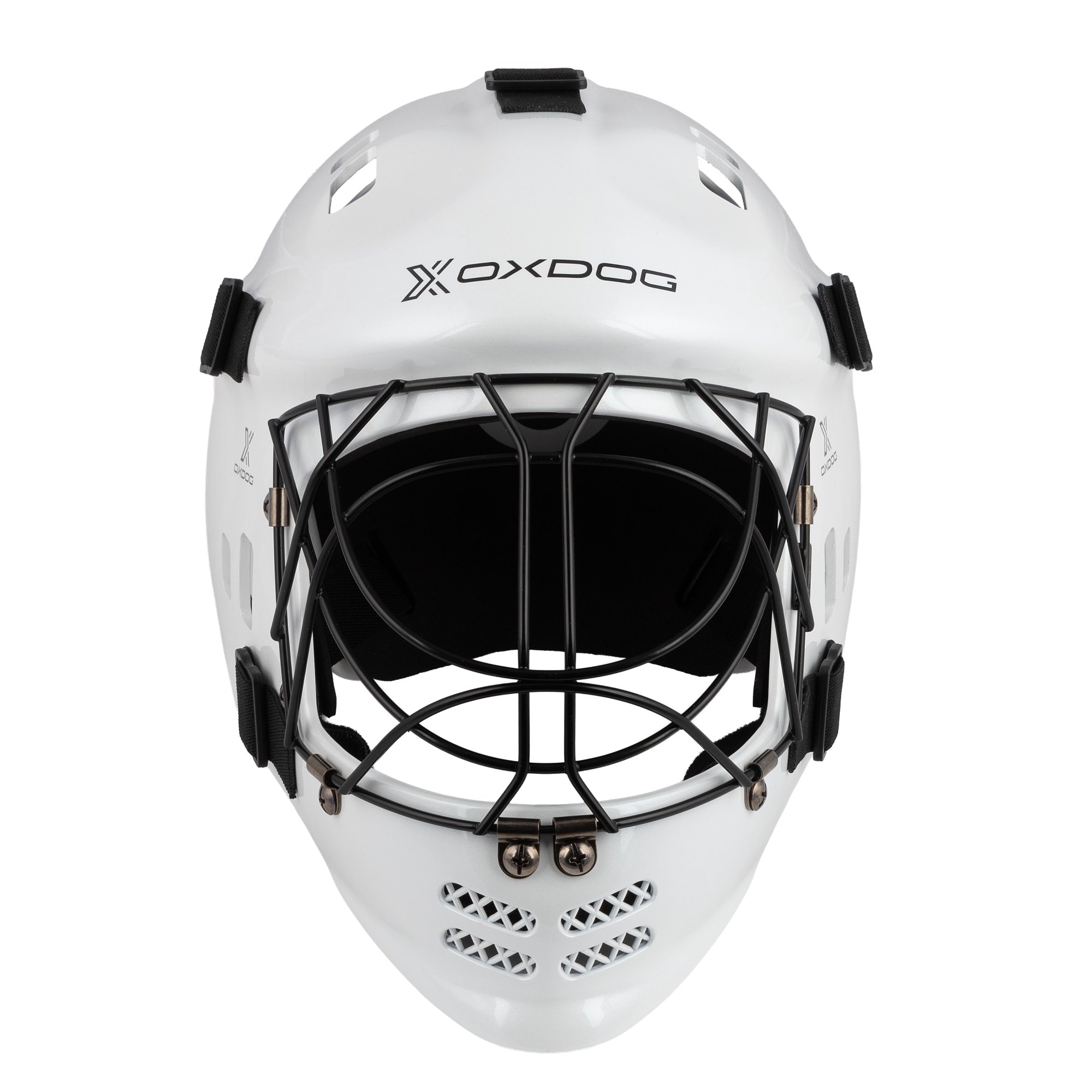 Oxdog Xguard Cat Eye JR White/Black maalivahdin kypärä