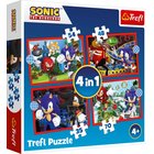 Trefl Sonic 4-in-1 palapelisetti