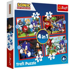 Trefl Sonic 4-in-1 palapelisetti