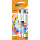 Kynät Bic 4 Colors Tie Dye, 3 kpl.