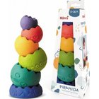 Pastellinen sensorinen pyramidi 6 osaa - Mom's Care 6kk+