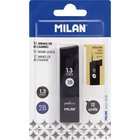 Milan 2b 1,3 mm grafiittiautomaattikynä, 12 kpl.