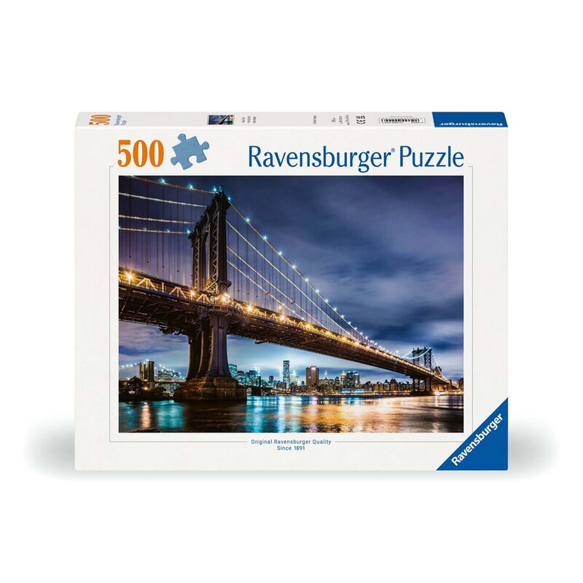 Ravensburger palapeli 500 palaa Uneton kaupunki New York