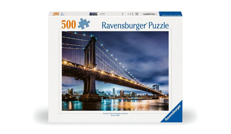 Ravensburger palapeli 500 palaa Uneton kaupunki New York