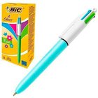 Muoti 4-värinen sisäänvedettävä kuulakärkikynä - BIC - uudelleentäytettävä - keskikokoinen kirjoitus