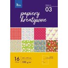 Luova A3-paperi, 16 arkkia, erilaisia ??kuvioita