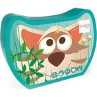 Puzzle-peli- Havaintokykyiset kortit Pesukarhu - Scratch