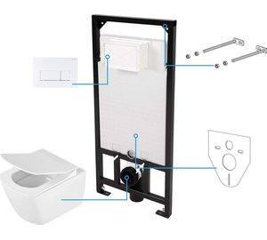 WC-piiloasennussarja Deante Anemon Zero 6-in-1