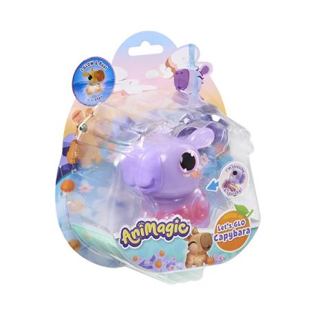 Animagic Let's Glo Capybara, lila – kuva 6/8