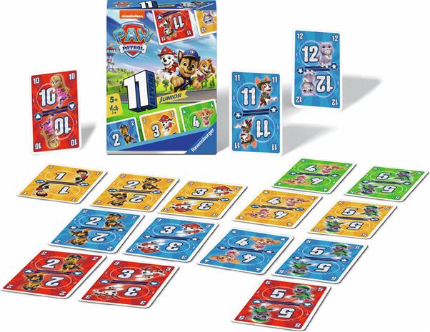 Ravensburger Paw Patrol Elevens, korttipeli