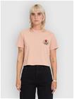 Volcom Dial Crop T-Paita misty rose Naiset