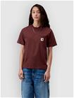Carhartt WIP Pocket T-Paita amarone Naiset