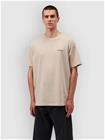 Carhartt WIP Script Embroidery T-paita fleur de sel / black Miehet