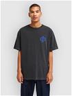 RVCA Dalas Snake T-paita washed black Miehet