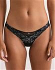 Nelly - Musta - Charm Lace Single Thong