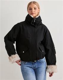 Nelly - Musta - Bomber Parka Jacket
