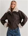 Nelly - Ruskea - Bomber Parka Jacket
