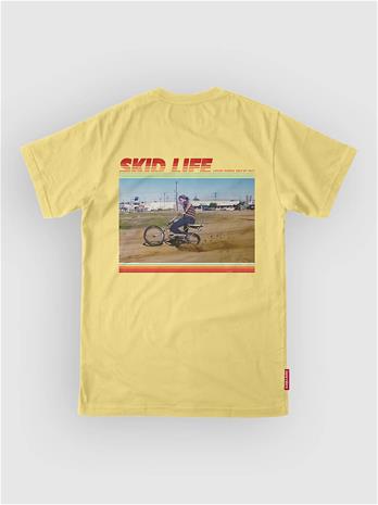 Loose Riders Skid Life Tech Tee yellow Miehet