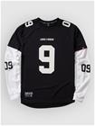 Loose Riders Nine Lives Varsity White Long Sleeve Jersey black Miehet