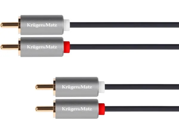 2rca-2rca 10 m kruger&matz basic kaapeli