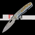 Medford Infraction S35VN kääntöveitsi, "Jasmine Fade"