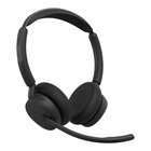 Jabra Evolve3 45 MS ANC -langaton stereokuulokemikrofoni + USB-A-sovitin ja latausteline, musta