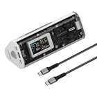 SHARGE Shargeek 170 24000mAh, 170W -varavirtalähde, valkoinen, läpinäkyvä