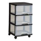 Curver 3 laatikollista hyllyä, 3x20 l