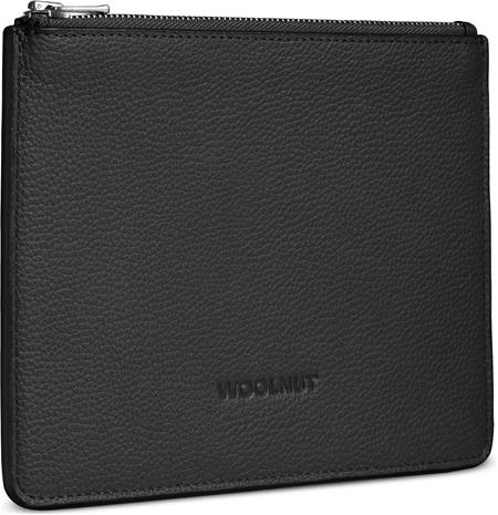 Woolnut Leather Pouch Flat -tarvikelaukku, musta – kuva 2/2