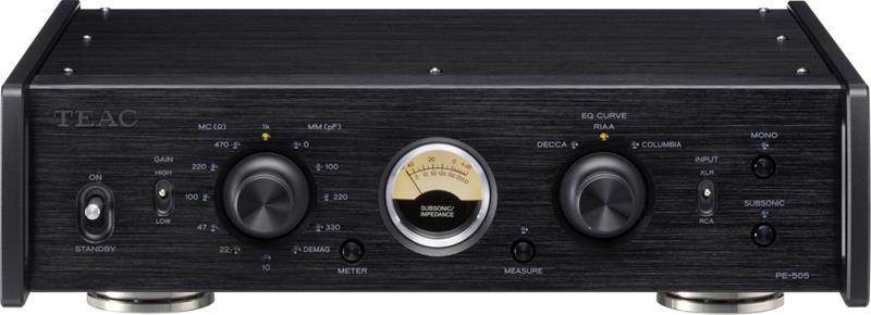 TEAC PE-505 Phono Pre-Amplifier MM/MC Black