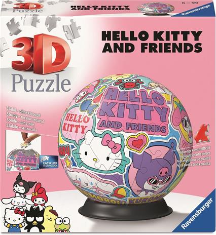 Ravensburger Hello Kitty 3D Puzzle, 72pc 3D Palapeli