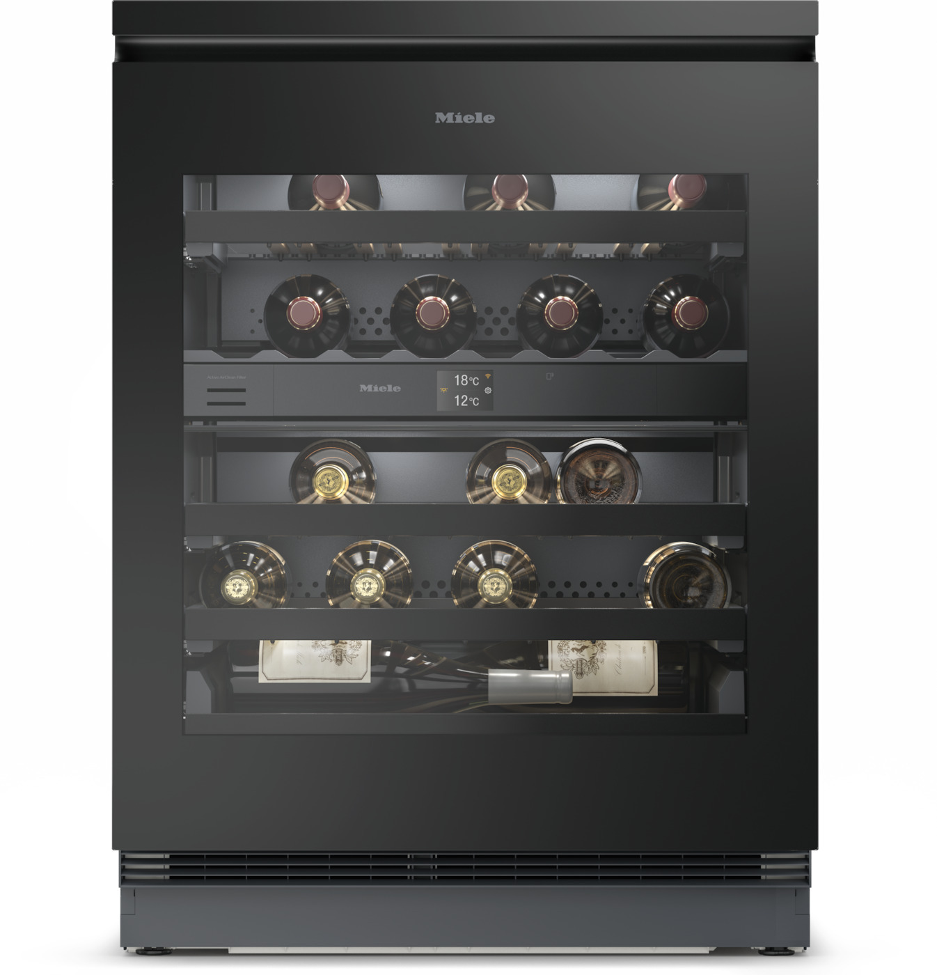 Miele KWTUS 7074 F viinikaappi, musta