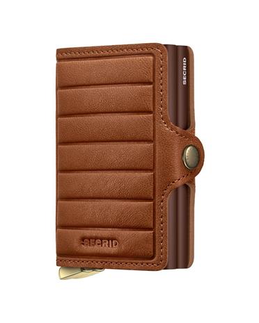 Secrid Premium Twinwallet Emboss Lines Cognac+