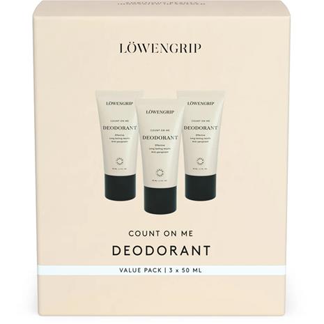 Löwengrip Body Care Count on me - Deodorant 3x50 ml 3 kpl