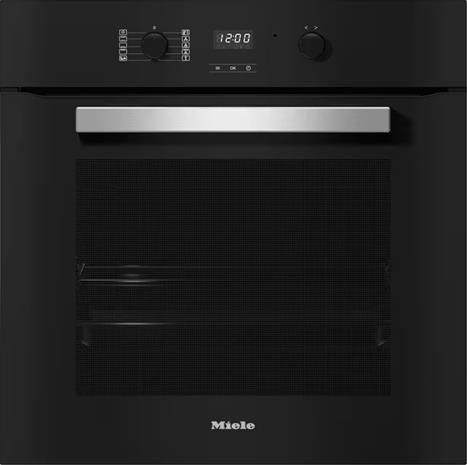 Miele H 2457 B Active Obsidian-musta, uuni