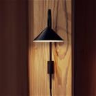 FRANDSEN Grasp -seinävalaisin, mattamusta, 40 cm, pistokkeella