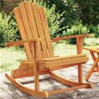 vidaXL Puutarhan Adirondack keinutuoli täysi tiikki