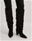 Nelly - Musta - Scrunch Pointy Block Boot – kuva 3