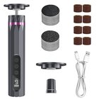 Electric Foot Callus Remover - 9-Speed Säädettävä Pedikyyrilaite Kotikäyttöön, Malli: Rechargeable 9-Speed, Vaihdettavat Hiontalevyt Gray