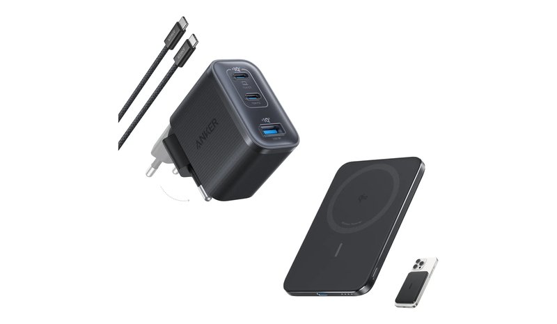 Anker Nano Charger (70W, 3 porttia) -seinälaturi, musta – kuva 1/1