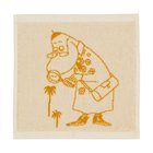 Moomin Arabia Muumi käsipyyhe 25x25 cm Hemuli, okra
