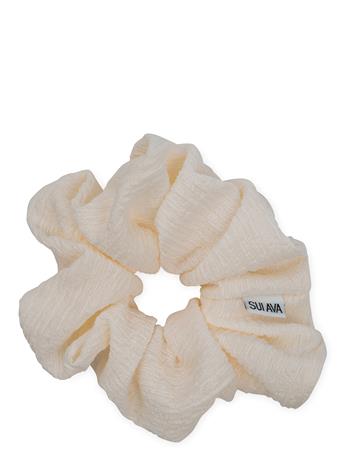 SUI AVA Ea Zig-Zag Scrunchie Cream
